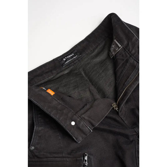Pantalones Jeans de Moto Pando Moto Mark Black AAA Cordura®