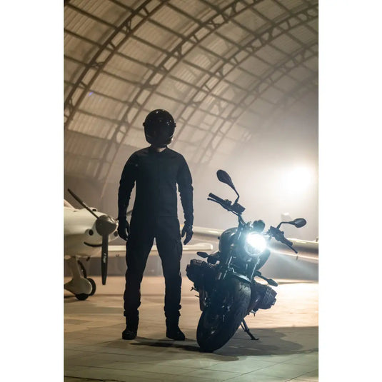 Pantalones Jeans de Moto Pando Moto Mark Black AAA Cordura®