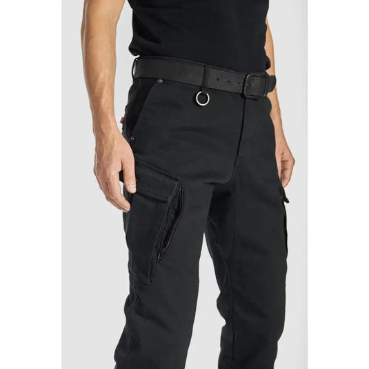 Pantalones Jeans de Moto Pando Moto Mark Black AAA Cordura®