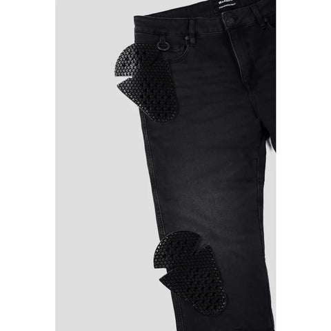 Pantalones Jeans de Moto Pando Robby Slim Cordura®, Black