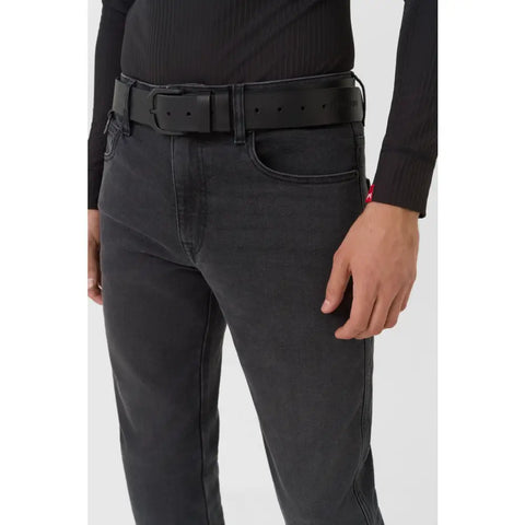 Pantalones Jeans de Moto Pando Robby Slim Cordura®, Black