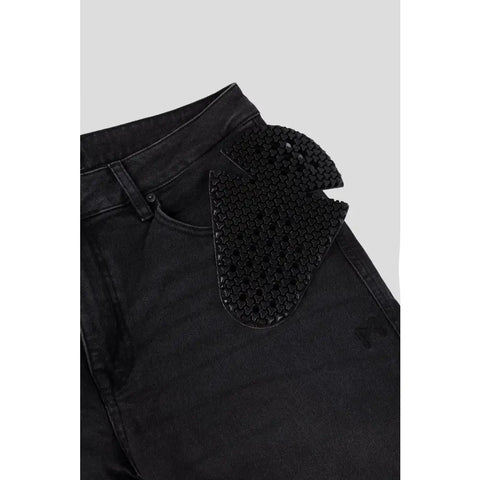 Pantalones Jeans de Moto Pando Robby Slim Cordura®, Black