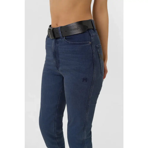 Pantalones Jeans para Moto Pando de Mujer Skinny Fit Cordura® Kusari Cor 02