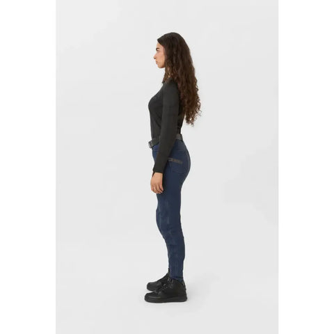 Pantalones Jeans para Moto Pando de Mujer Skinny Fit Cordura® Kusari Cor 02