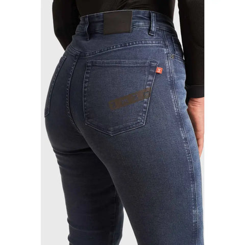 Pantalones Jeans para Moto Pando de Mujer Skinny Fit Cordura® Kusari Cor 02