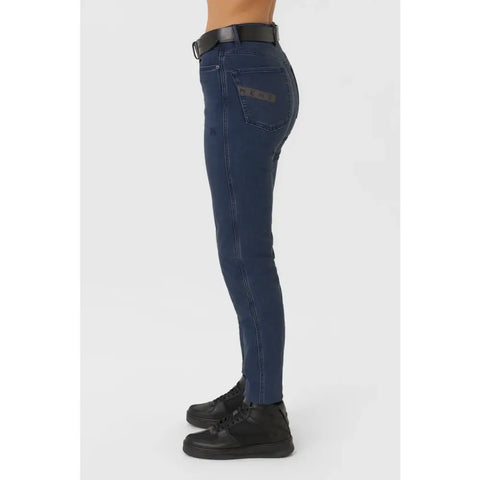 Pantalones Jeans para Moto Pando de Mujer Skinny Fit Cordura® Kusari Cor 02