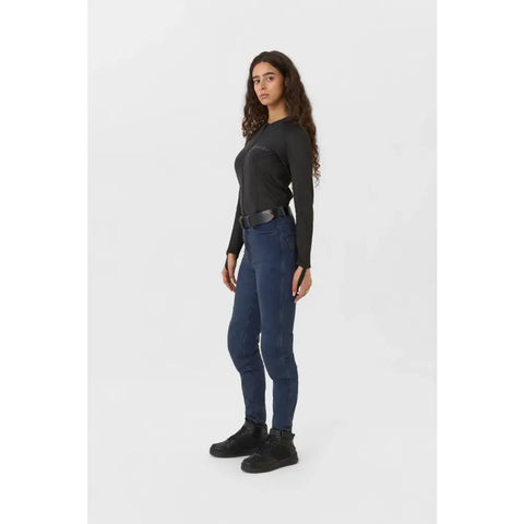 Pantalones Jeans para Moto Pando de Mujer Skinny Fit Cordura® Kusari Cor 02