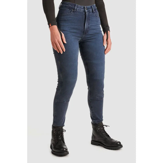 Pantalones Jeans para Moto Pando de Mujer Skinny Fit