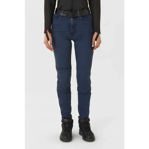 Pantalones Jeans para Moto Pando de Mujer Skinny Fit Cordura® Kusari Cor 02