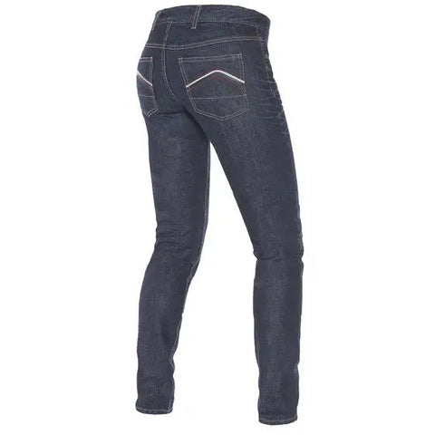 Pantalones Jeans para Mujer Dainese Belleville Slim Medium Blue (Talla 32)