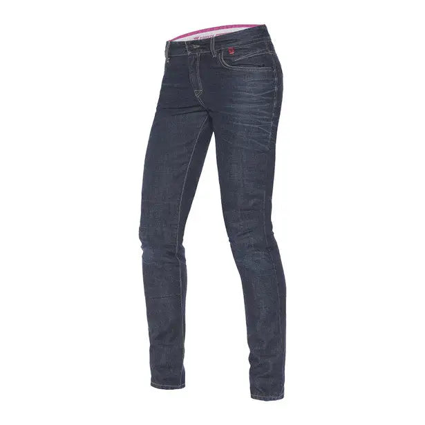 Pantalones Jeans para Mujer Dainese Belleville Slim Medium Blue (Talla 32)