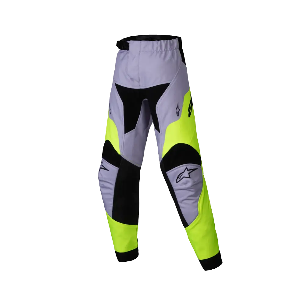 Pantalones para Niño Alpinestars Kids Racer Veil Gray/Yellow Fluo