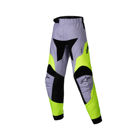 Pantalones para Niño Alpinestars Kids Racer Veil Gray/Yellow Fluo