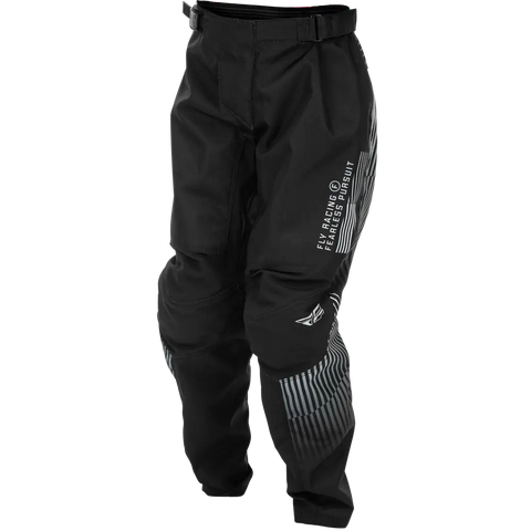 Pantalones para Niño Fly Racing Youth F-16 Black/White