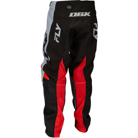 Pantalones para Niño Fly Racing Youth Kinetic DBK Grey/Black/Red