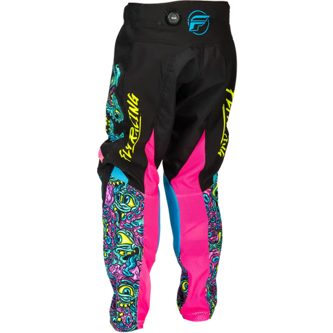Pantalones para Niño Fly Racing Youth Kinetic Mutant Black/Multi Color