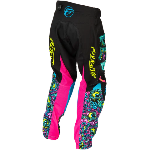 Pantalones para Niño Fly Racing Youth Kinetic Mutant Black/Multi Color