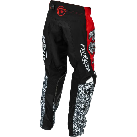 Pantalones para Niño Fly Racing Youth Kinetic Mutant Red/White/Black