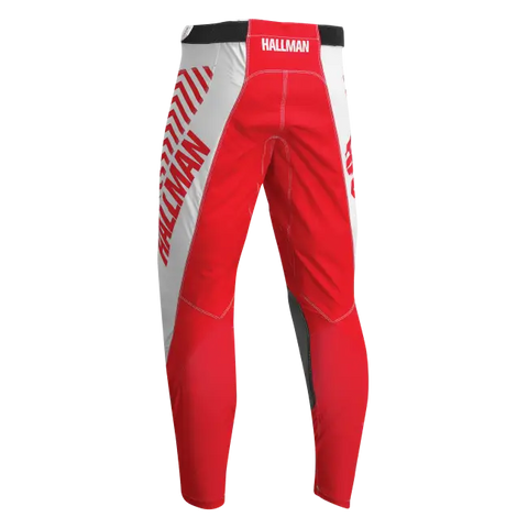 Pantalones Thor Hallman Differ Slice White/Red