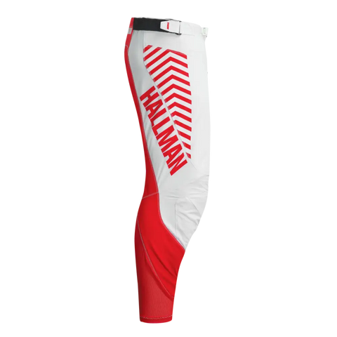 Pantalones Thor Hallman Differ Slice White/Red