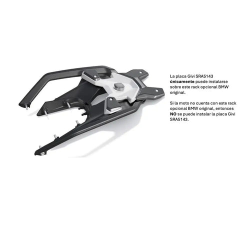 Placa de Fijación Givi SRA5143 de Top Case para BMW R1300GS/Adventure/C400X 2024-2025