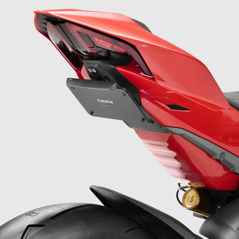 Portaplaca Fender Eliminator Rizoma Flat-Out para Ducati Panigale V2/V4 2025