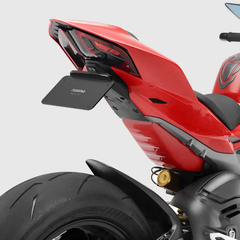 Portaplaca Fender Eliminator Rizoma Flat-Out para Ducati Panigale V2/V4 2025