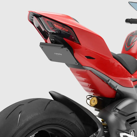 Portaplaca Fender Eliminator Rizoma Flat-Out para Ducati Panigale V2/V4 2025