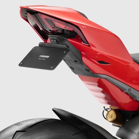 Portaplaca Fender Eliminator Rizoma Flat-Out para Ducati Panigale V2/V4 2025