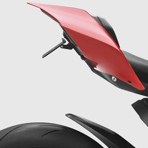 Portaplaca Fender Eliminator Rizoma Flat-Out para Ducati Panigale V4/V2, Streetfighter V2 18-24