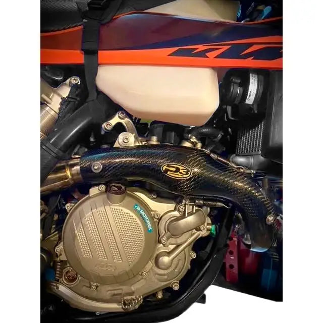 Protector de Escape de Fibra de Carbono P3 FMF para KTM/Husqvarna 450cc-500cc 2024
