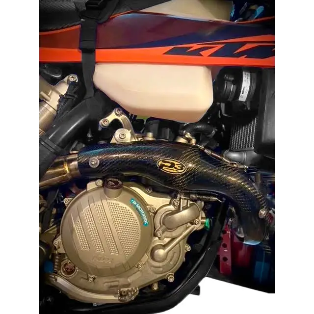 Protector de Escape de Fibra de Carbono P3 FMF para KTM/Husqvarna 450cc-500cc 2024