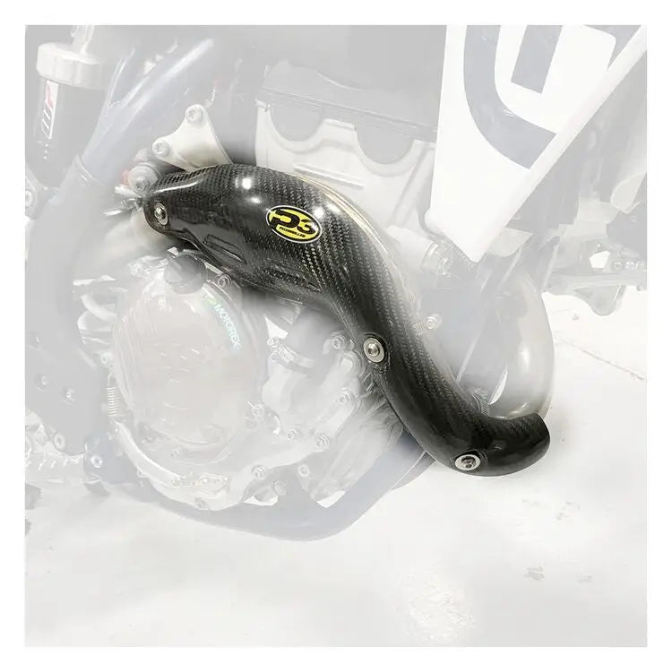 Protector de Escape de Fibra de Carbono P3 MAXCoverage para KTM/Husqvarna 450cc 2023-2024