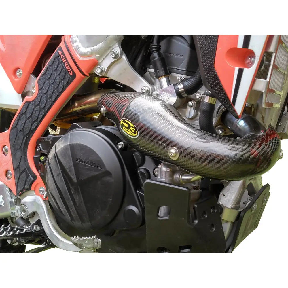Protector de Escape de Fibra de Carbono P3 para Honda CRF450L/X 2019-2023