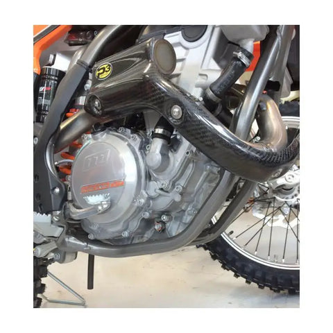 Protector de Escape de Fibra de Carbono P3 para KTM/Husqvarna 250cc-350cc 2011-2023