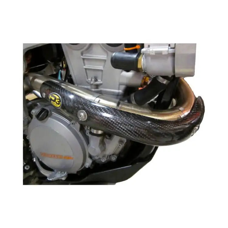 Protector de Escape de Fibra de Carbono P3 para KTM/Husqvarna 350cc 2011-2016