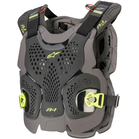 Protector de Pecho Alpinestars A-1 Plus Black/Anthracite/Yellow Fluo