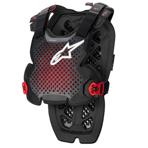 Protector de Pecho Alpinestars A-1 Pro Anthracite/Black/Red