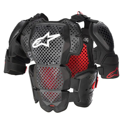 Protector de Pecho Alpinestars A-10 V2 Anthracite/Black/Red