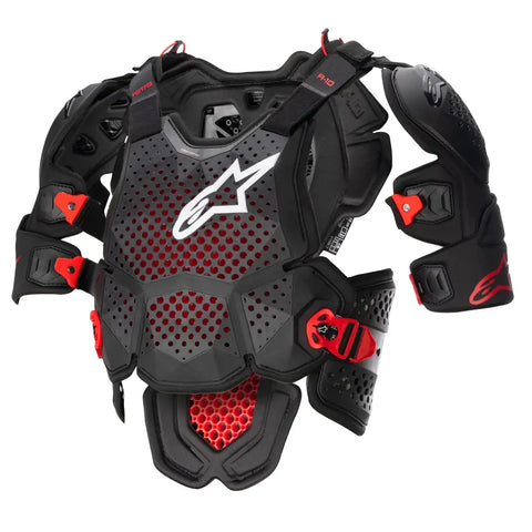 Protector de Pecho Alpinestars A-10 V2 Anthracite/Black/Red