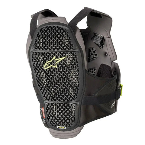 Protector de Pecho Alpinestars A-4 Max Black/Anthracite/Yellow Fluorescent