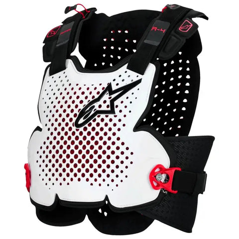 Protector de Pecho Alpinestars A-4 Plasma Black/Red/White