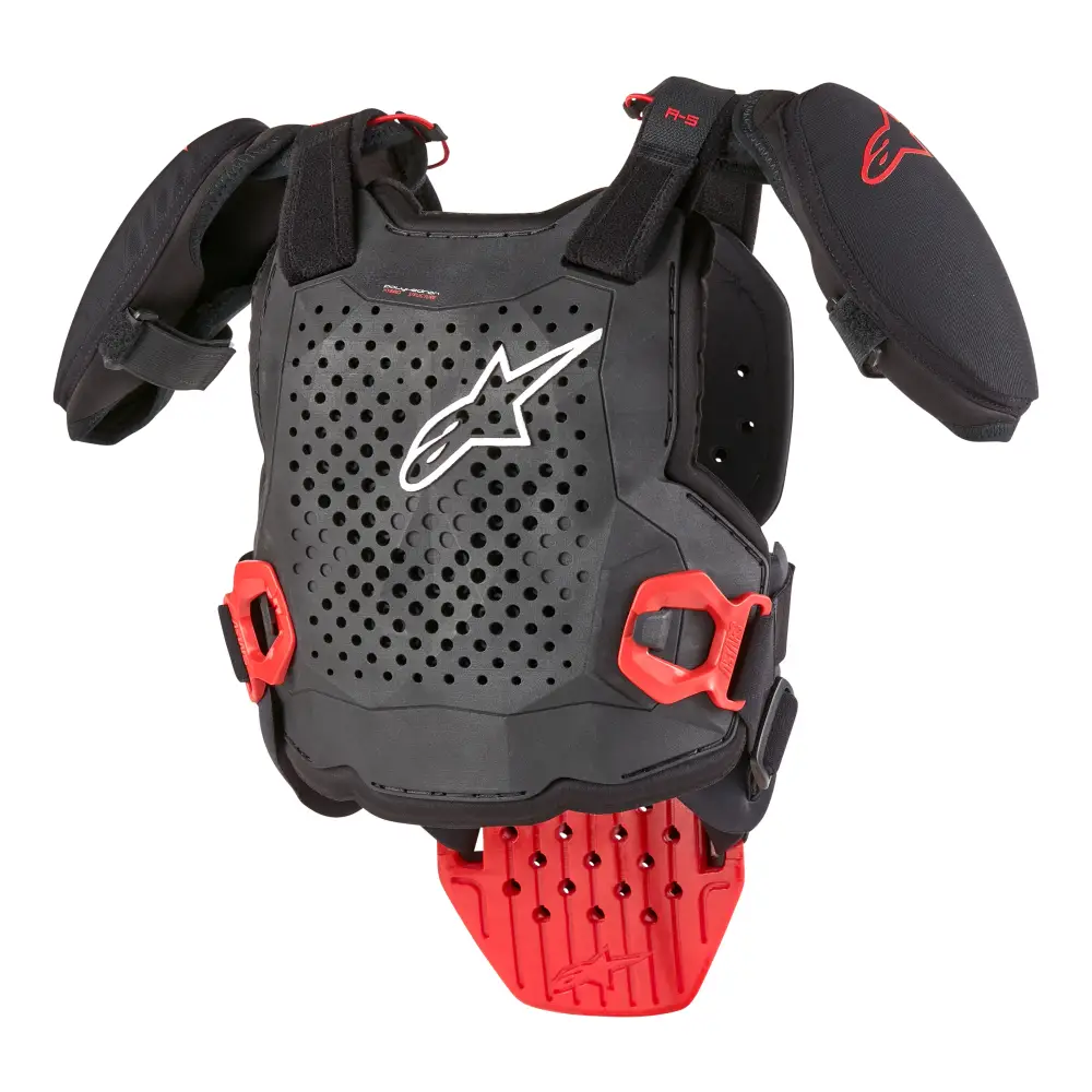 Protector de Pecho Alpinestars para Niño A-5 S V2 Black/White/Red