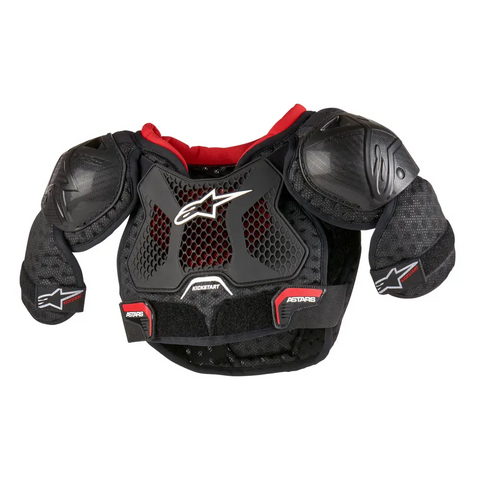 Protector de Pecho Alpinestars para Niño Bionic Action Kickstart Black/Red