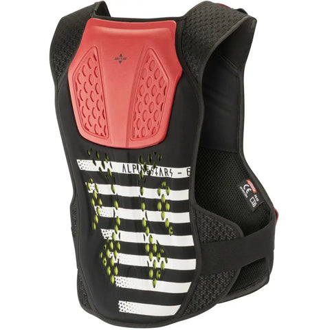Protector de Pecho Alpinestars Sequence Black/White/Red
