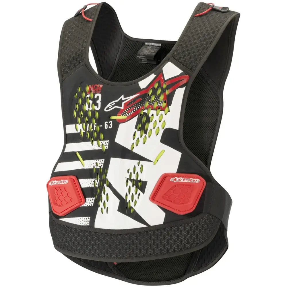 Protector de Pecho Alpinestars Sequence Black/White/Red