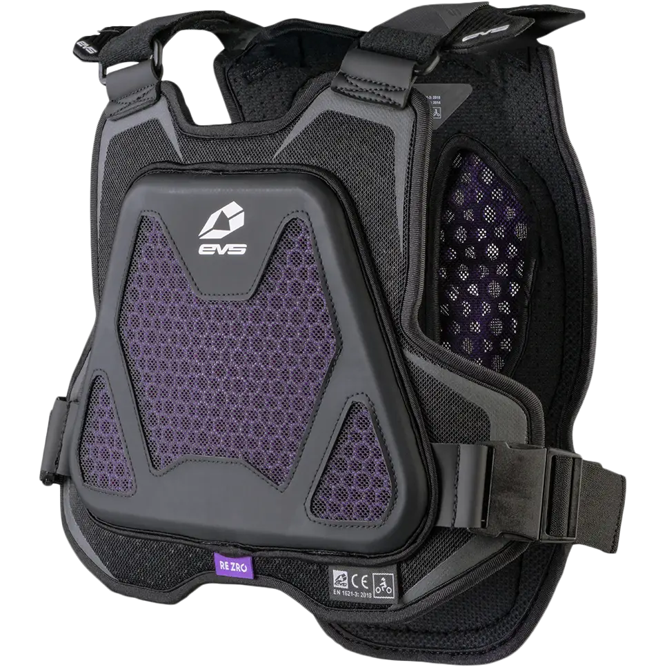 Protector de Pecho EVS Evolution W/Rezro Black