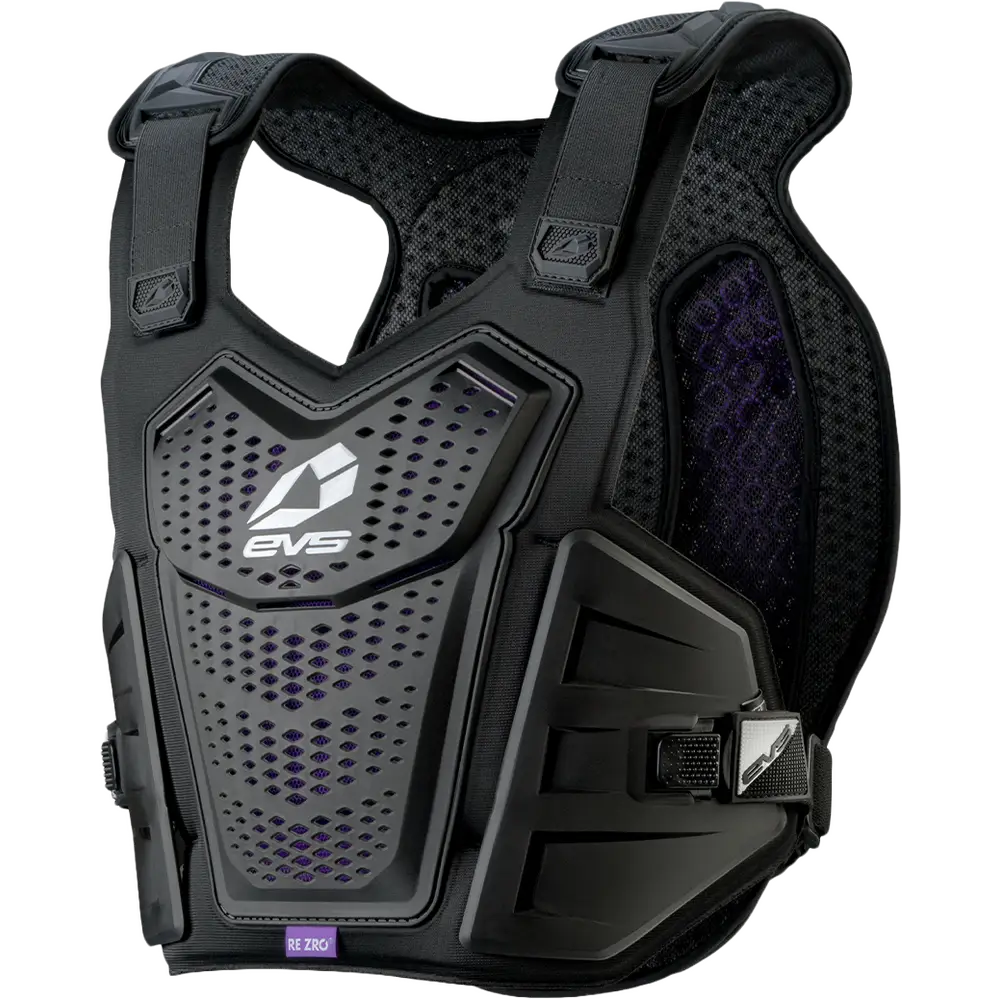 Protector de Pecho EVS F1 Pro W/Rezro Black/White