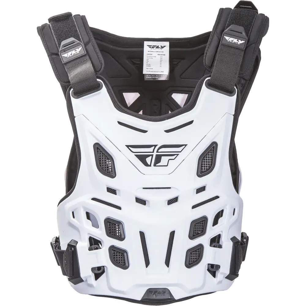 Protector de Pecho Fly Racing CE Revel Race White