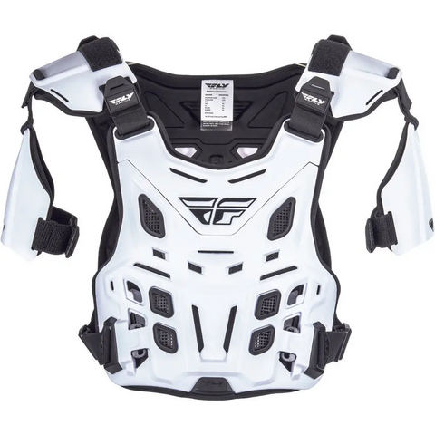 Protector de Pecho para Niño Fly Racing Revel White